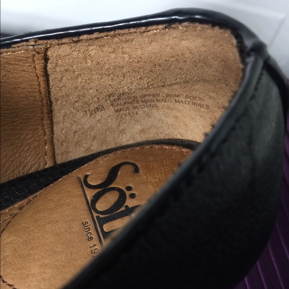 Ladies Söfft Black Loafer w/ Faux Snake Toe sz7.5 - Picture 7 of 7